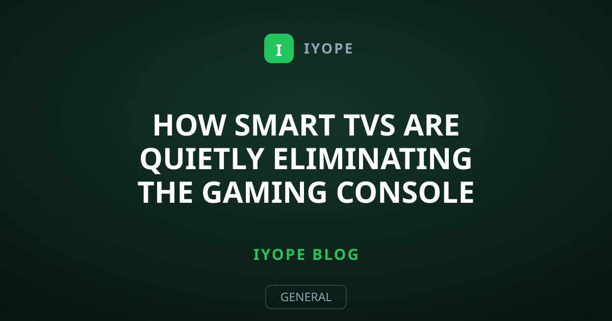 How Smart TVs Are Quietly Eliminating the Gaming Console